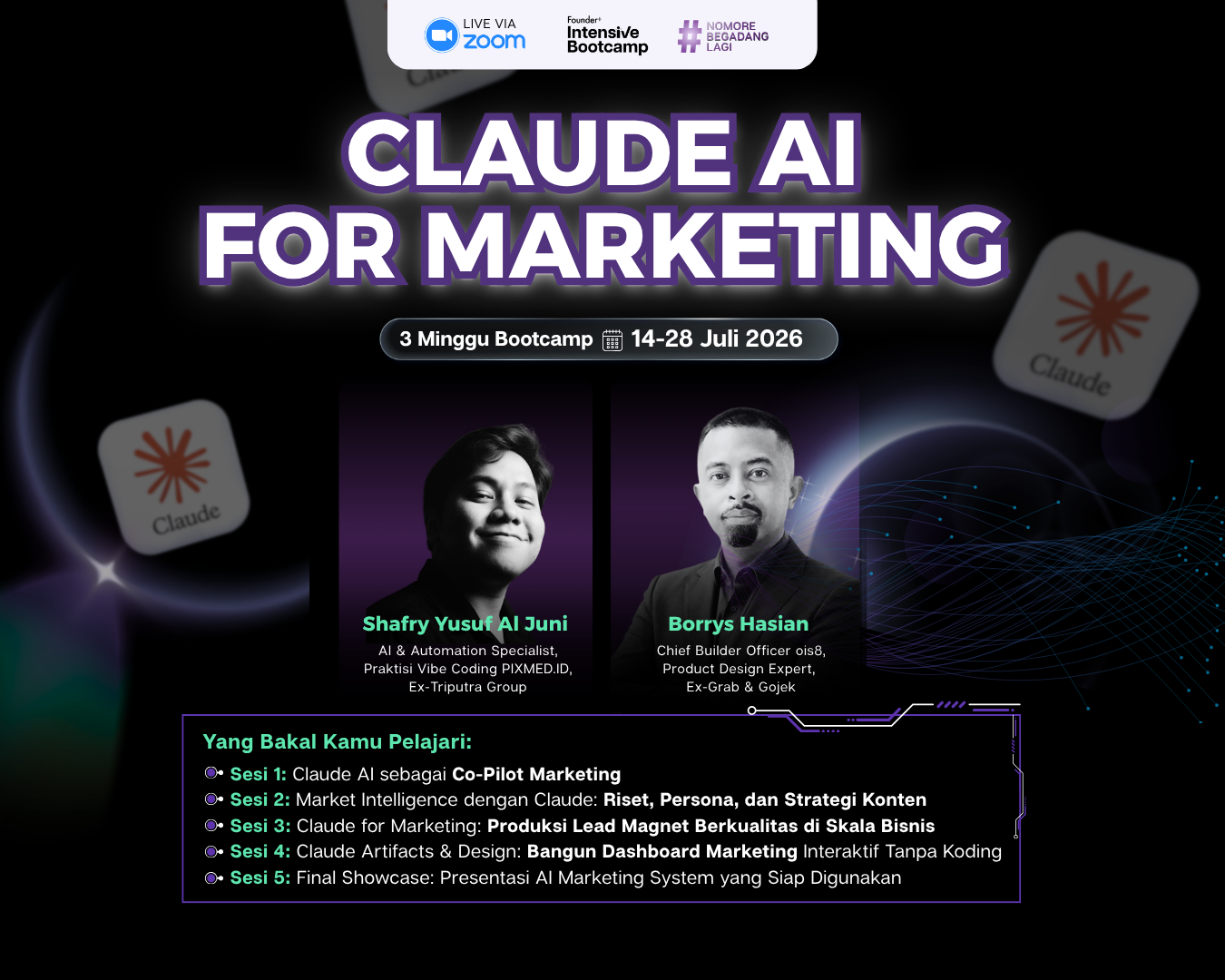 Thumbnail [LIVE RECORDED CLASS]: Bootcamp: Claude AI for Marketing