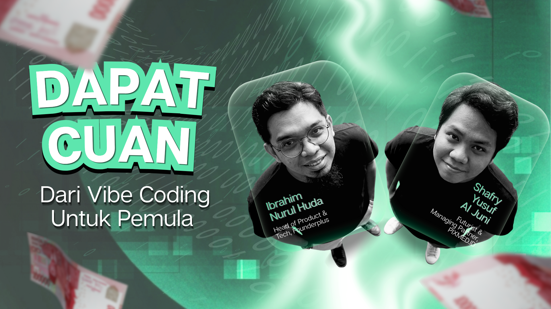 Materi event live Dapat Cuan Dari Vibe Coding Untuk Pemula