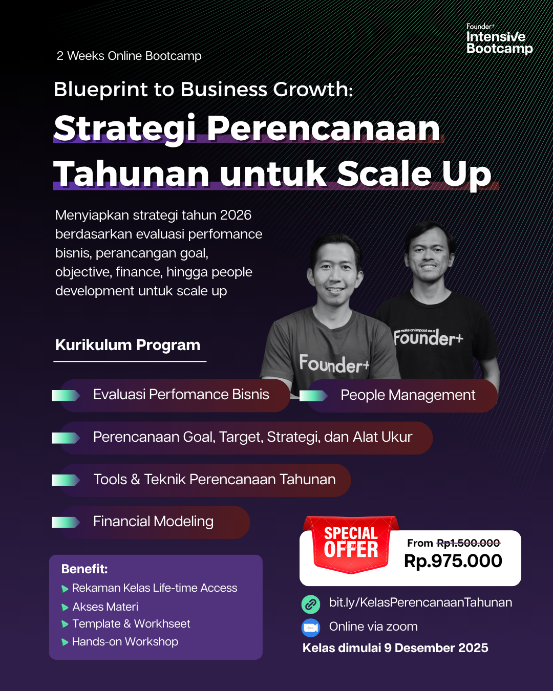 Materi event live Bootcamp Perencanaan Tahunan 2026